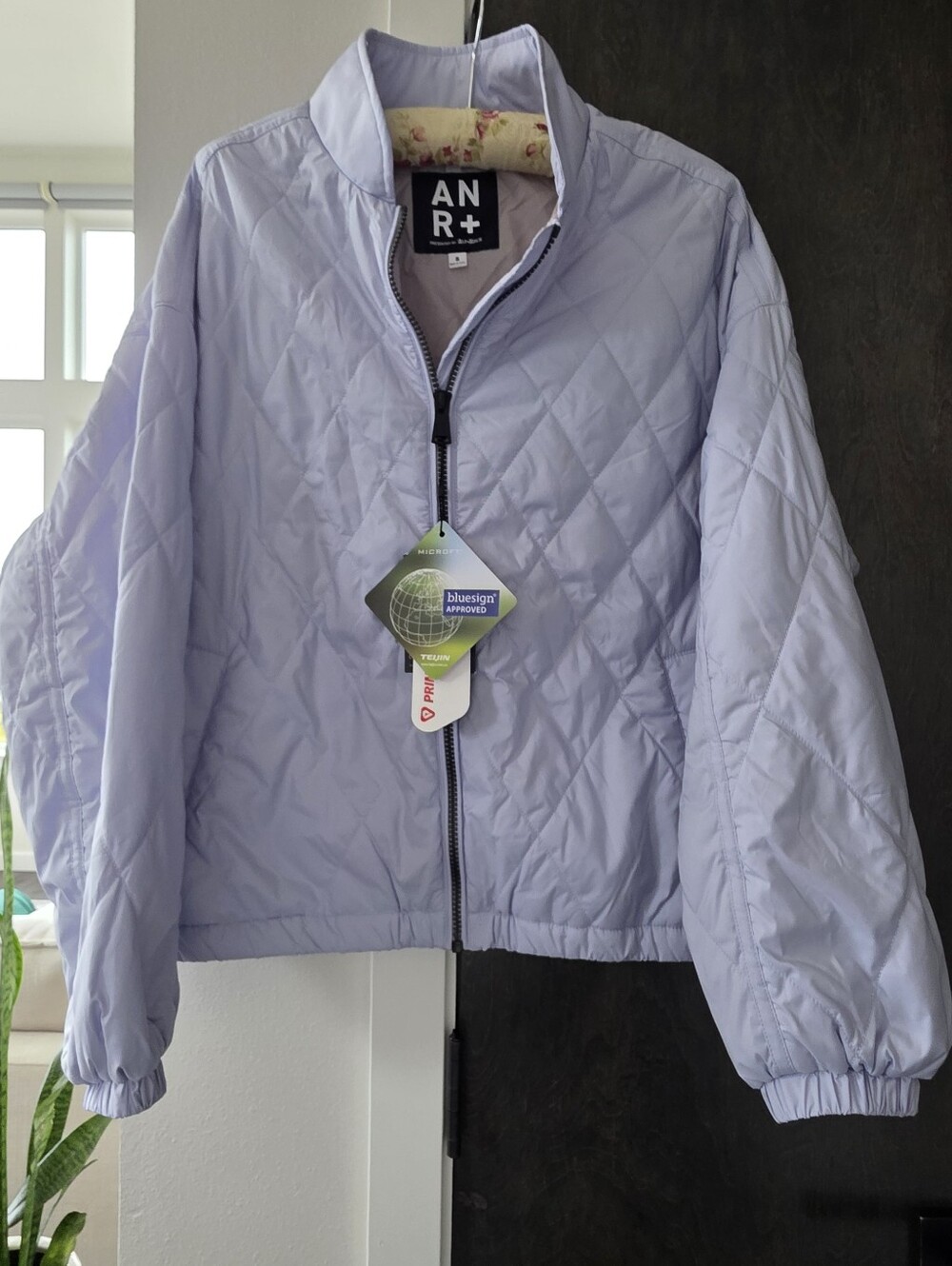 Alp N Rock Light Lavender Quilted Puffer Jacket Size Small NWT